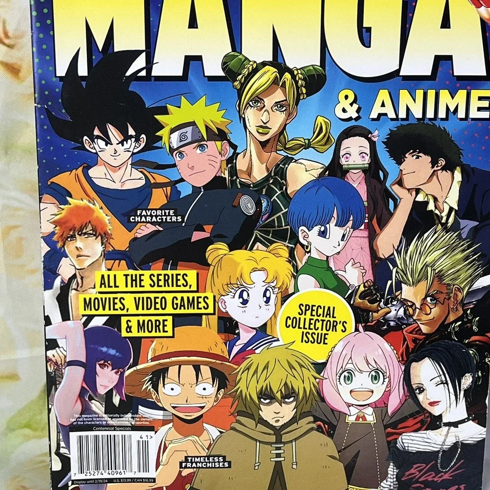 MANGA & ANIME Ultimate GUIDE Special Collector's Issue ALL SERIES Movies GAMES